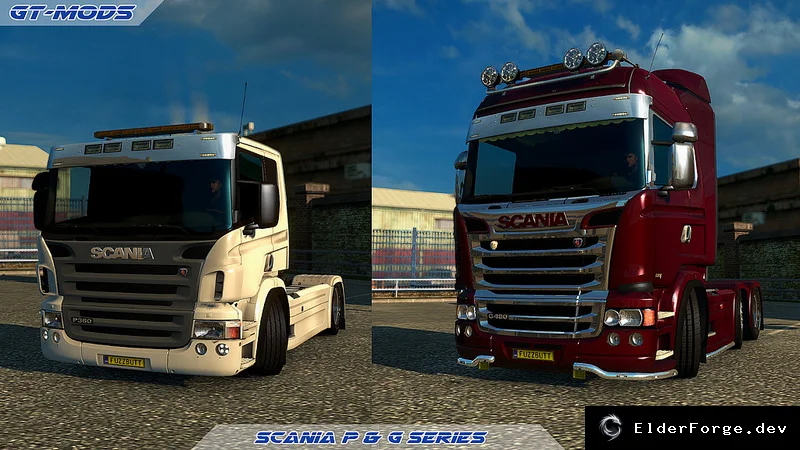 Обложка мода: Scania P &amp; G Cabins for Scania R &amp; Streamline RJL – ETS2 Mod