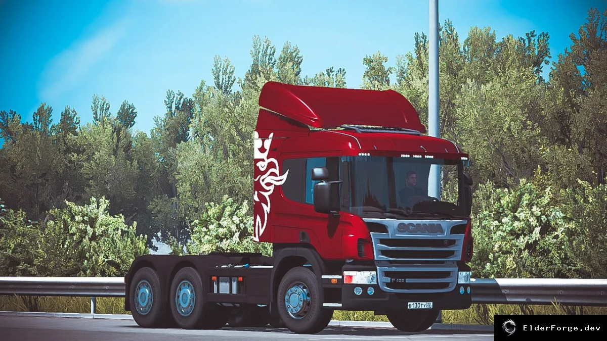 Обложка мода: Scania P Series для Euro Truck Simulator 2 – новые кабины, шасси и интерьер