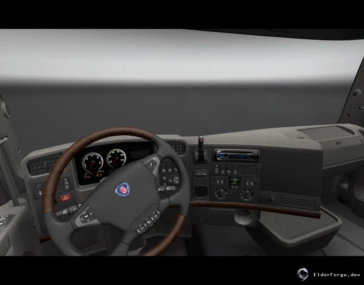 Обложка мода: Scania P340 Update для Euro Truck Simulator 2 – новые интерьеры и тюнинг