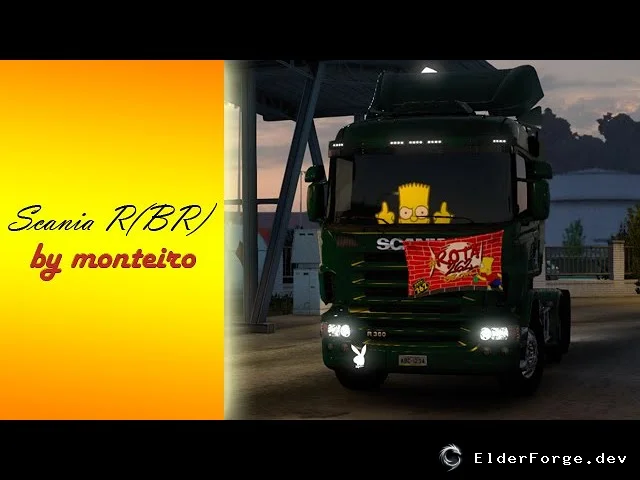 Обложка мода: Scania R 2009 в бразильском стиле – новый грузовик для Euro Truck Simulator 2