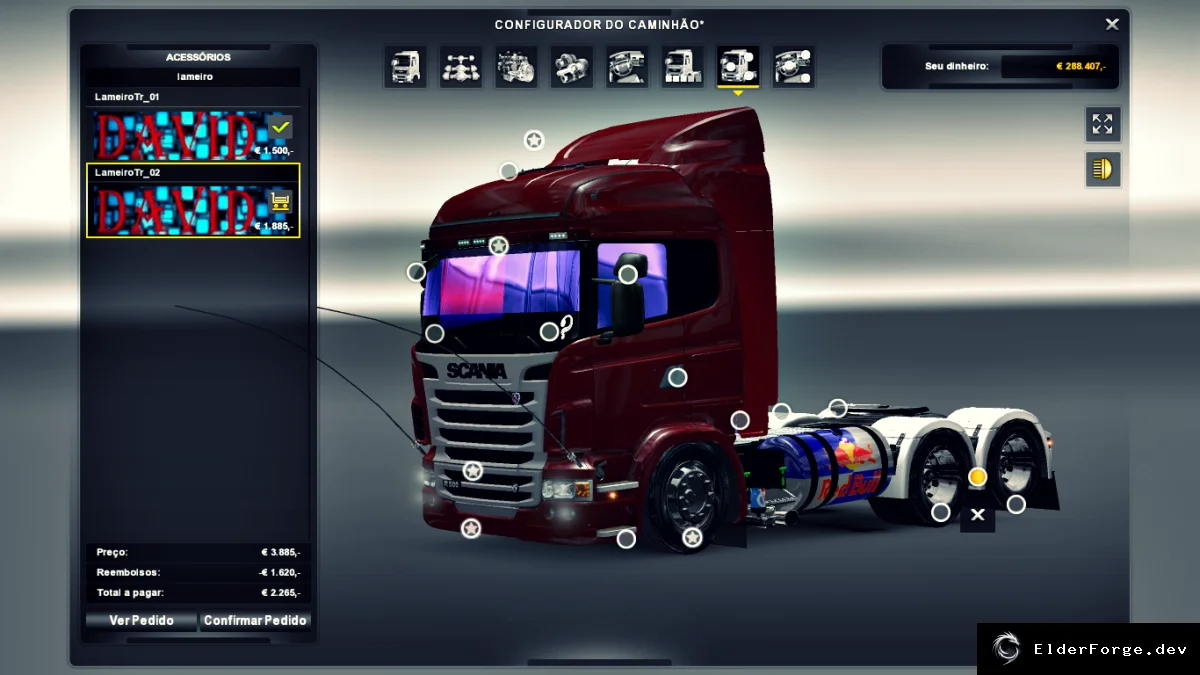 Обложка мода: Scania R – Бразильский тюнинг для Euro Truck Simulator 2