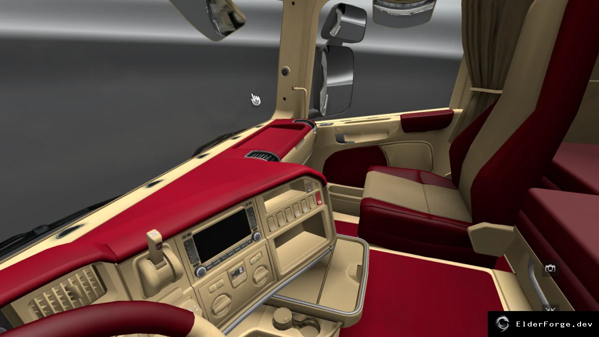 Обложка мода: Scania R Interior – стильный цветовой набор для Euro Truck Simulator 2