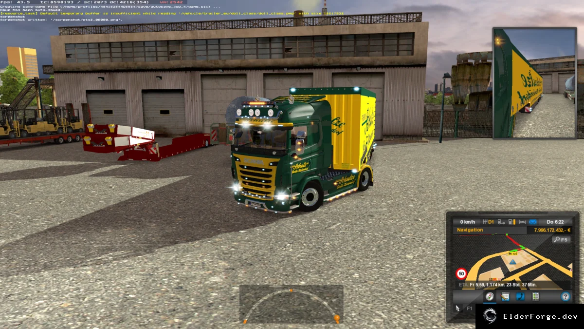 Обложка мода: Scania R с прицепом Friedrich Schulze Berlin – мод для Euro Truck Simulator 2