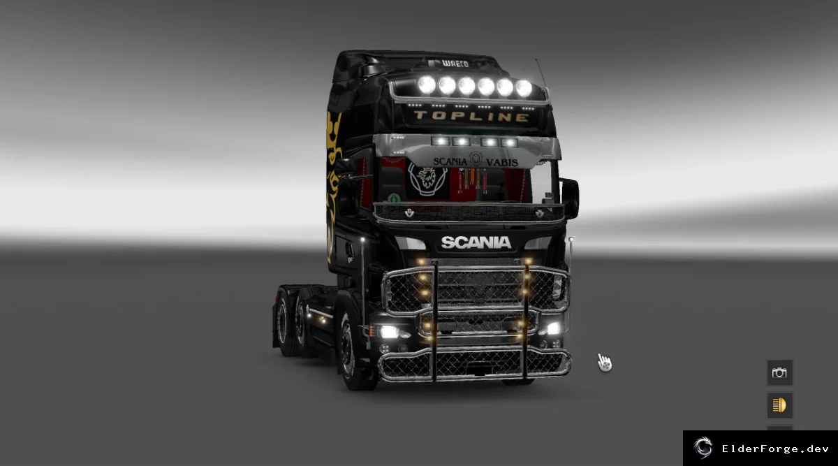 Обложка мода: Scania R &amp; Streamline для ETS2 – обновление v1.4 (патч 1.19‑1.20)