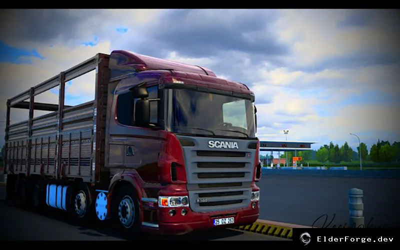 Обложка мода: Scania R380 – новый грузовик для Euro Truck Simulator 2 (ETS2)