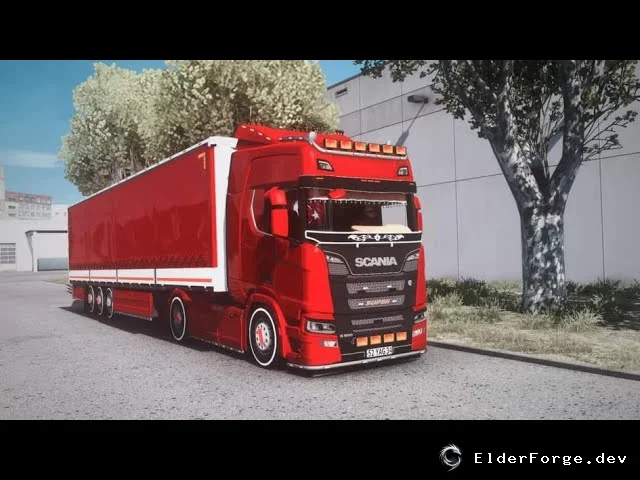 Обложка мода: Scania R500 2016 – новый грузовик для Euro Truck Simulator 2 (ETS2)