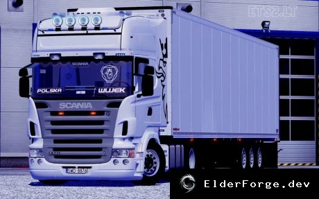 Обложка мода: Scania R500 для Euro Truck Simulator 2 – полный салон, сменные цвета, 6×4 шасси