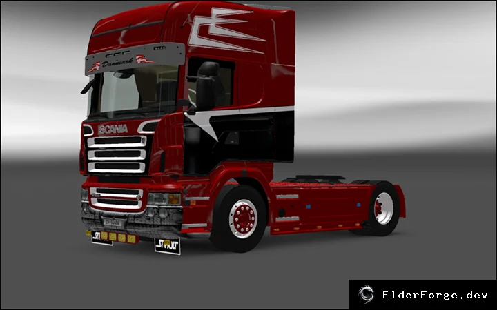Обложка мода: Scania R500 – интерьер для Euro Truck Simulator 2 (ETS2)