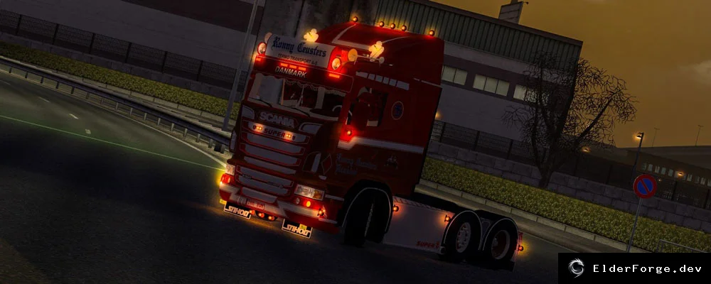 Обложка мода: Scania R500 Ronny Ceusters – новый грузовик для Euro Truck Simulator 2