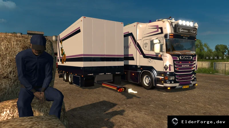 Обложка мода: Scania R500 – тюнинг к Scania R для Euro Truck Simulator 2 (ETS2)