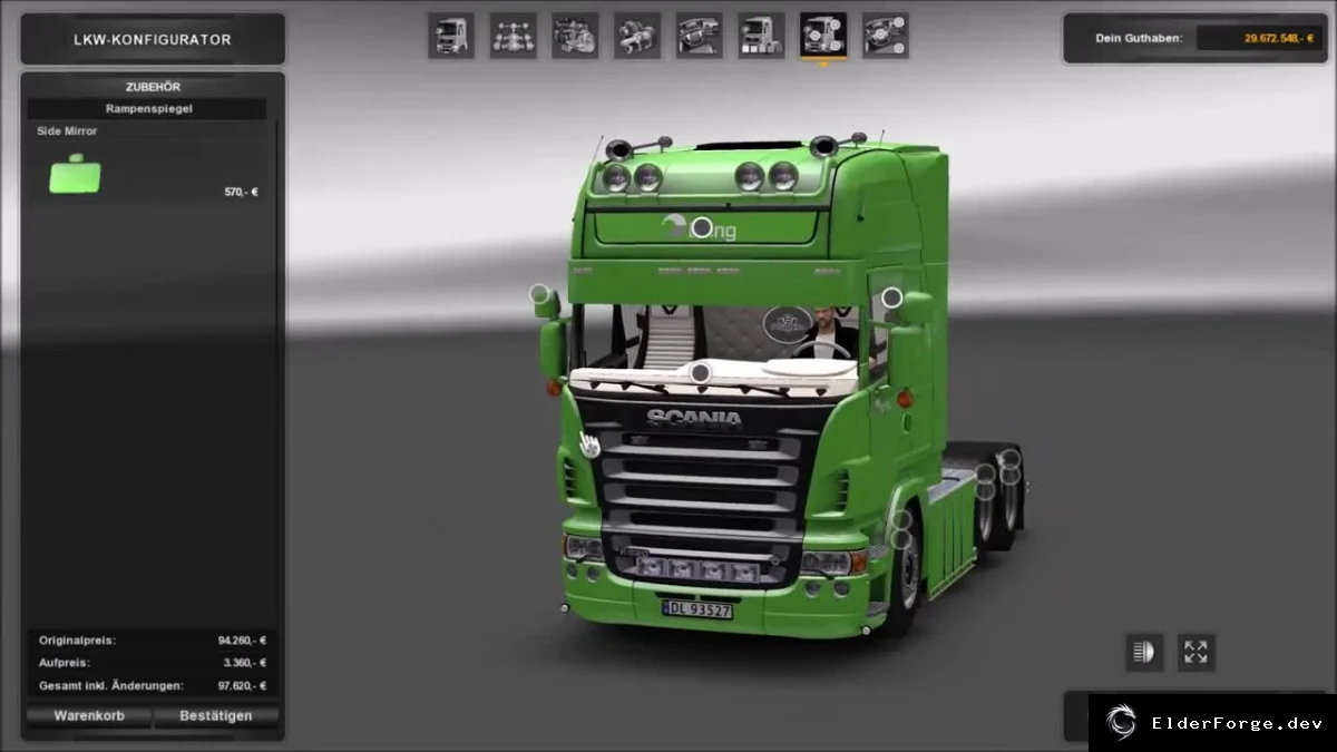 Обложка мода: Scania R620 Bring v2.7 – Полный набор для Euro Truck Simulator 2