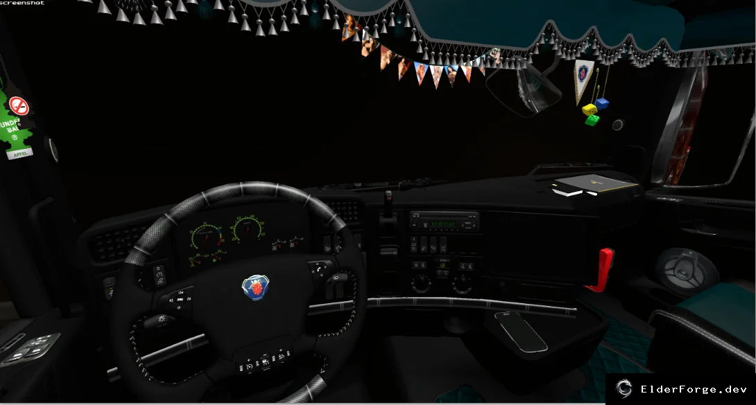 Обложка мода: Scania R700 AU44 – интерьер и салон для Euro Truck Simulator 2