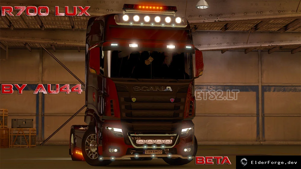 Обложка мода: Scania R700 Lux – детализированный грузовик для Euro Truck Simulator 2 (Beta)