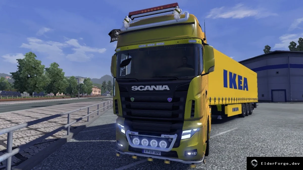 Обложка мода: Scania R700 Lux – полная модель для ETS2 (версии 1.15‑1.16.2)