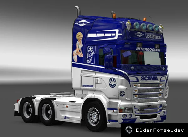 Обложка мода: Scania RJL Diamond Logistic Skin для Euro Truck Simulator 2