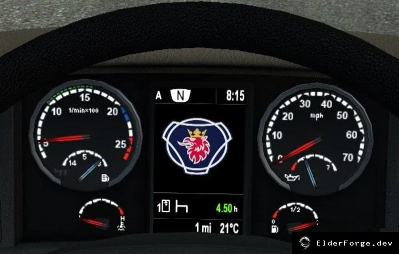 Обложка мода: Scania R/Streamline v3.9.9 – новая приборная панель для Euro Truck Simulator 2