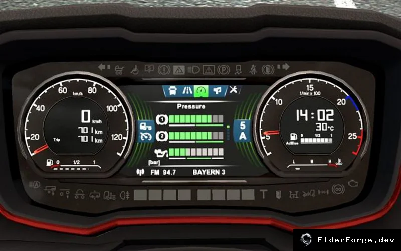 Обложка мода: Scania S – новая приборная панель для Euro Truck Simulator 2 (v1.7, 1.40.x)