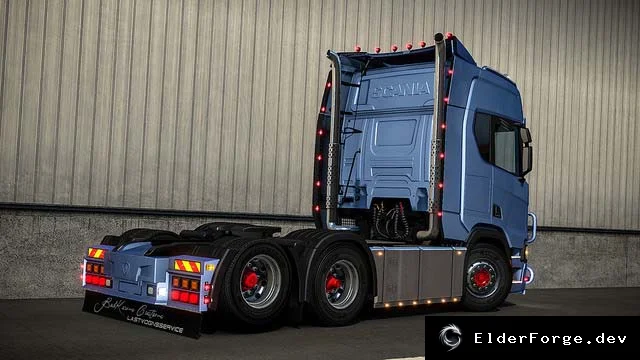 Обложка мода: Scania S &amp; R Exhaust Stack Sound – новые звуки двигателя и сигналов для Euro Truck Simulator 2