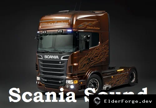Обложка мода: Scania Sound Pack 7.3 – новые звуки двигателя и коробки в Euro Truck Simulator 2