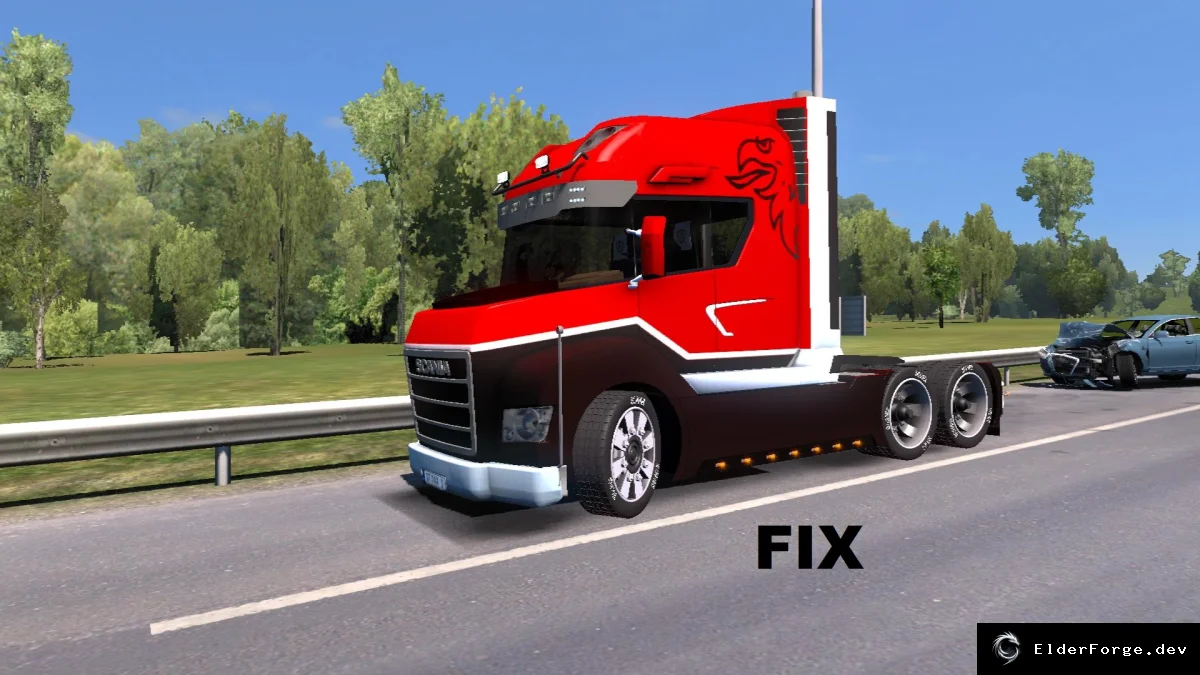 Обложка мода: Scania STAX Fix для Euro Truck Simulator 2 (версия 1.31.x)