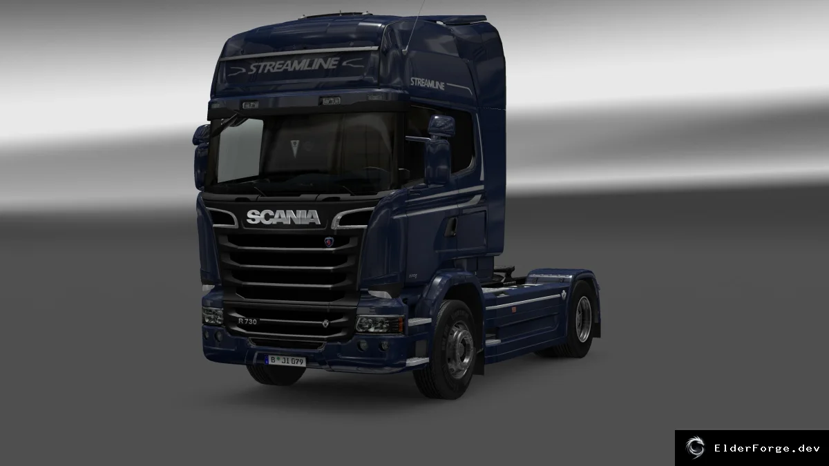 Обложка мода: Scania Streamline – полная HD‑ретуш интерьера и экстерьера для ETS2
