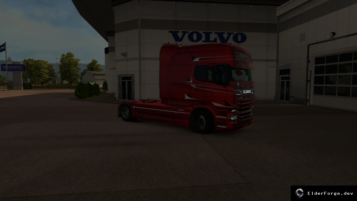 Обложка мода: Scania Streamline Red Passion Limited Edition – новый скин и интерьер для ETS2