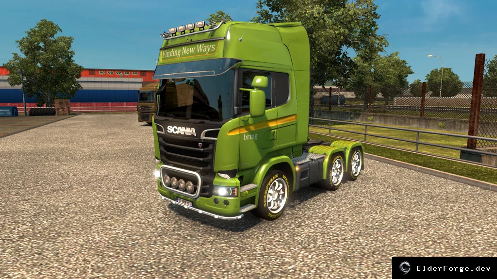 Обложка мода: Scania Streamline Skin + Автономный Прицеп для ETS2 – Finding New Ways 1.22