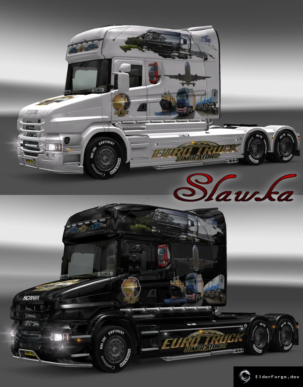 Обложка мода: Scania T Longline – два новых скина для Euro Truck Simulator 2