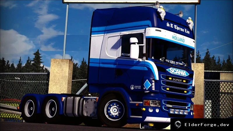 Обложка мода: Scania Thermo Line – новый грузовик и интерьер для Euro Truck Simulator 2