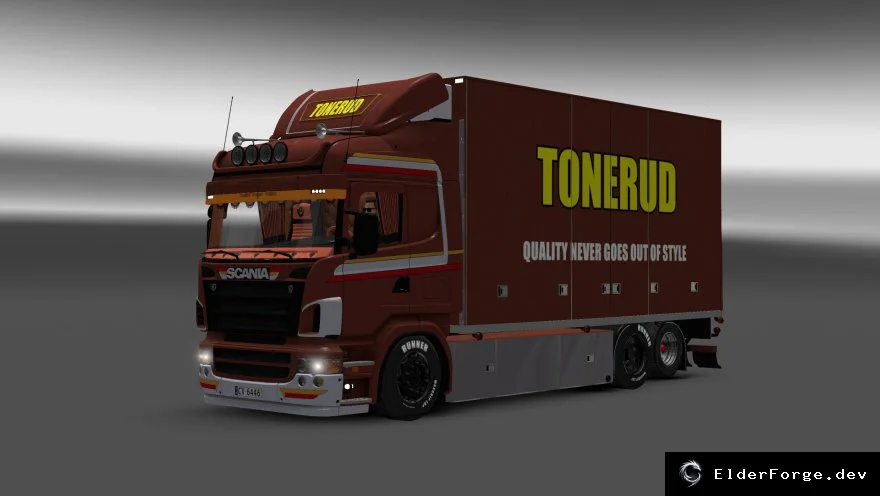 Обложка мода: Scania Tonerud для Euro Truck Simulator 2 – новый грузовик в автосалоне