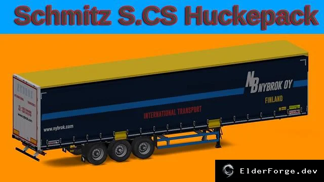 Обложка мода: Schmitz Hupa Curtain – шторный прицеп для Euro Truck Simulator 2 (v1.33‑v1.34)