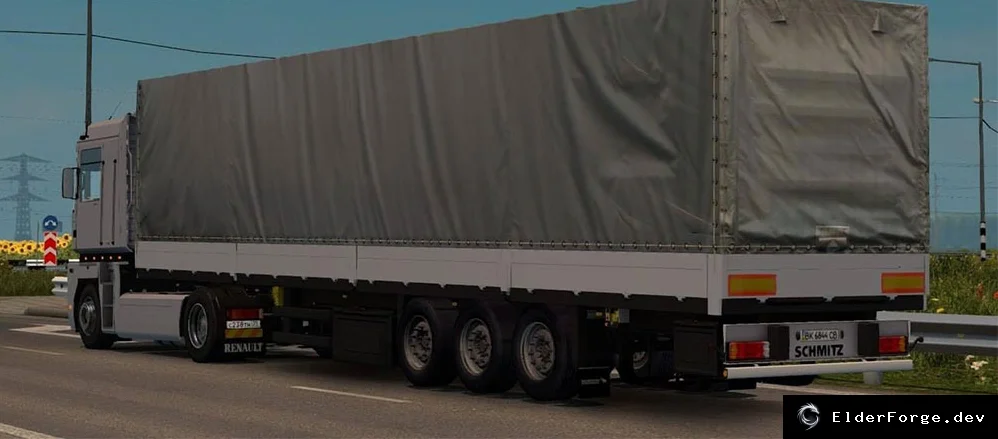 Обложка мода: Schmitz Trailer – качественный прицеп для Euro Truck Simulator 2