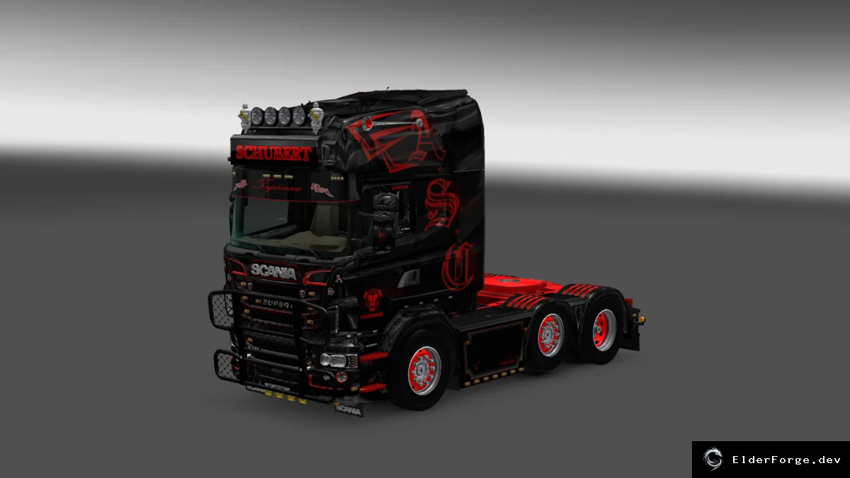 Обложка мода: Schubert Pack Addon for RJL – новые скины, световые боксы и аксессуары в Euro Truck Simulator 2