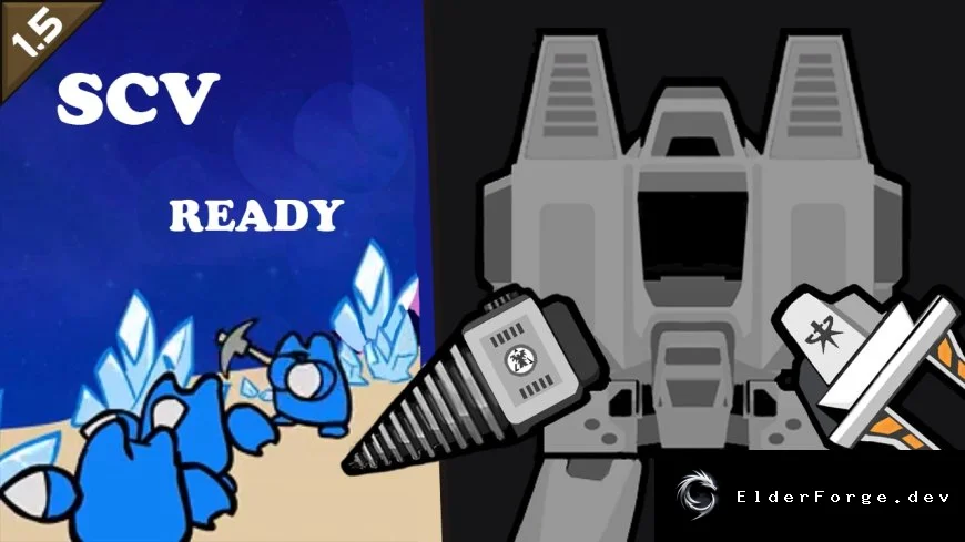 SCV Ready – экзоскелет и набор турелей из StarCraft 2 для RimWorld