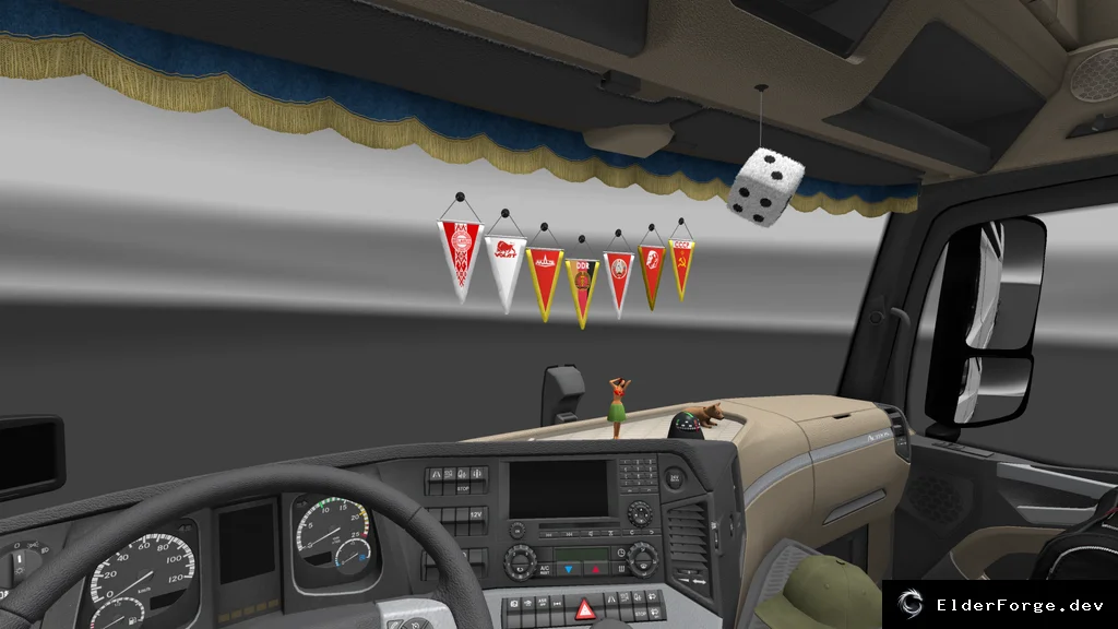 Обложка мода: Семь новых вымпелов для Euro Truck Simulator 2