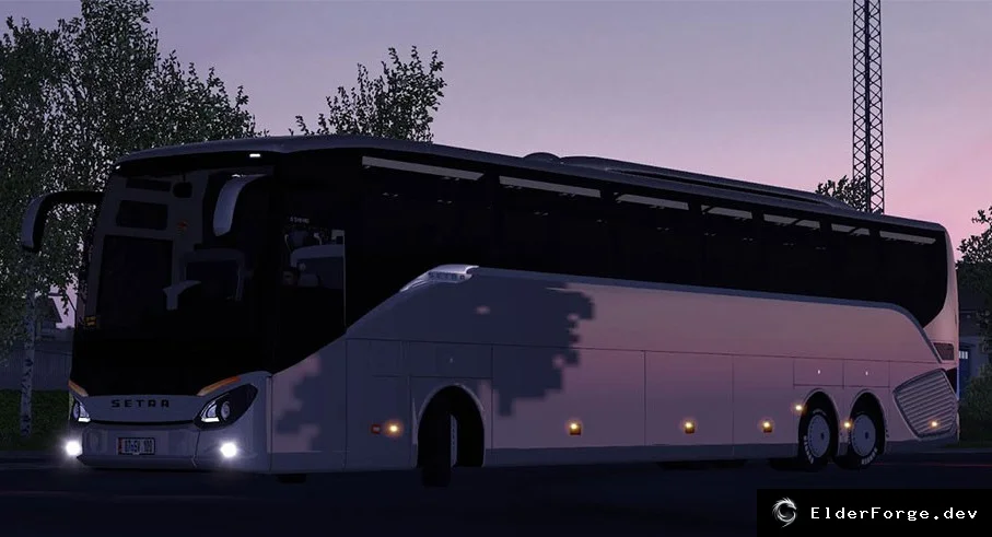 Обложка мода: Setra 519HD – новый автобус с улучшенными деталями для Euro Truck Simulator 2