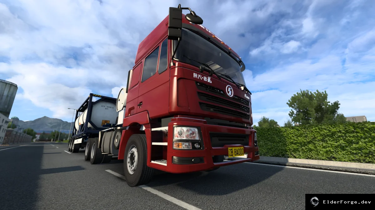 Обложка мода: Shacman F3000 для Euro Truck Simulator 2 – новый грузовик 6x4
