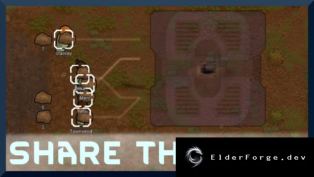 Share The Load — одновременная доставка и расчистка в RimWorld