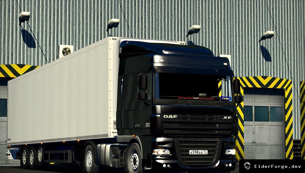 Обложка мода: Shmitz SKO 24 – аэродинамический прицеп с уникальными колесами для Euro Truck Simulator 2