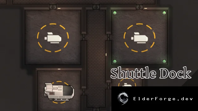 Shuttle Dock – защищённые доки для шаттлов в RimWorld