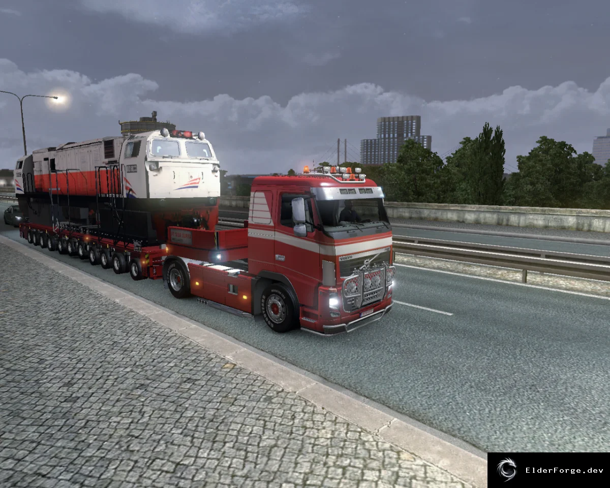 Обложка мода: Siba Surya Trailers Pack v2.0 – новые прицепы для Euro Truck Simulator 2