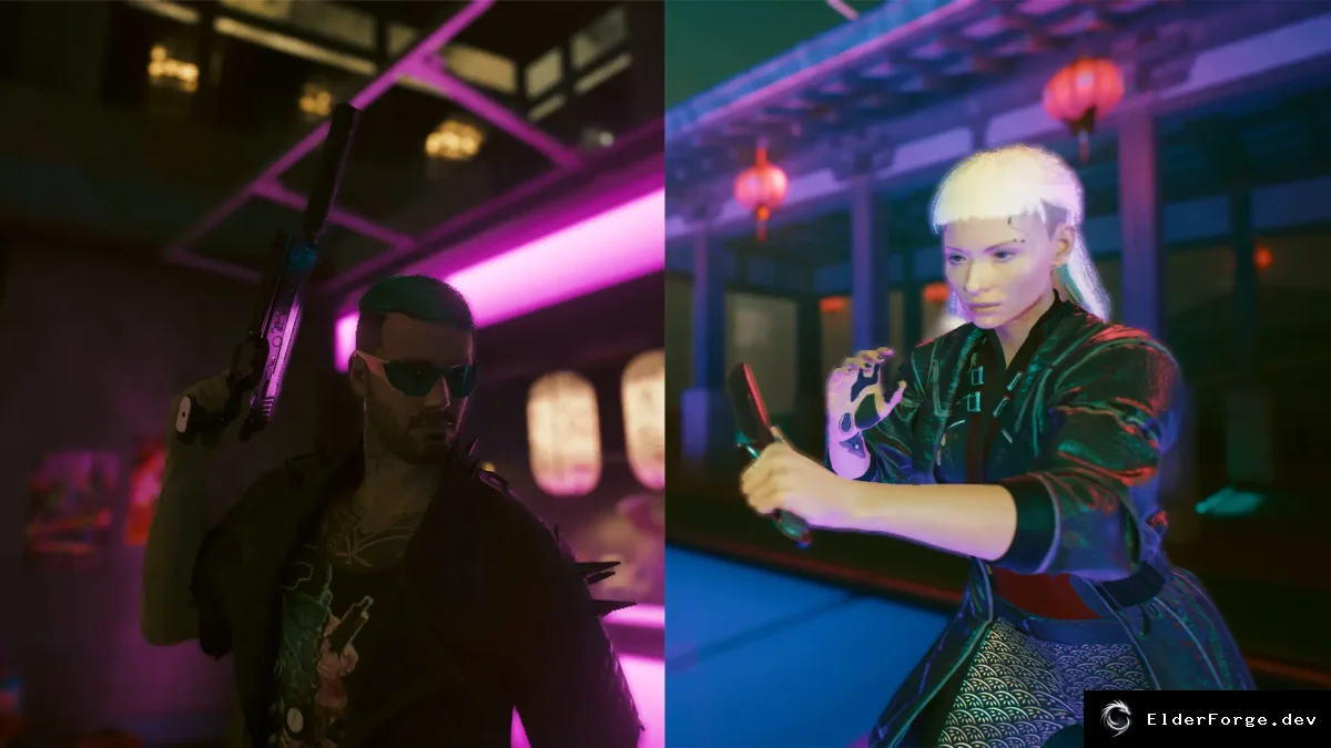 Обложка мода: Silent Silencers &amp; Throwing Knives – скрытные атаки без боя в Cyberpunk 2077