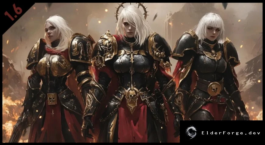 Sisters of Battle Factions – новые ордена из Warhammer 40k для RimWorld