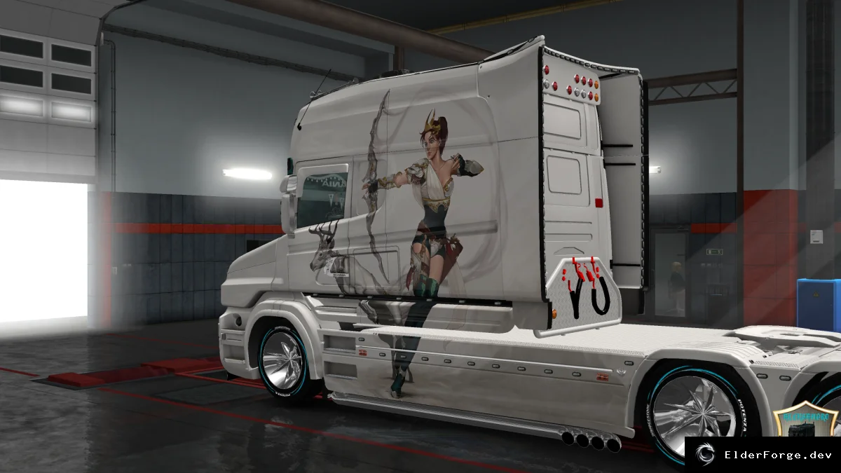 Обложка мода: Скин Amazonka для Scania T Longline – Euro Truck Simulator 2