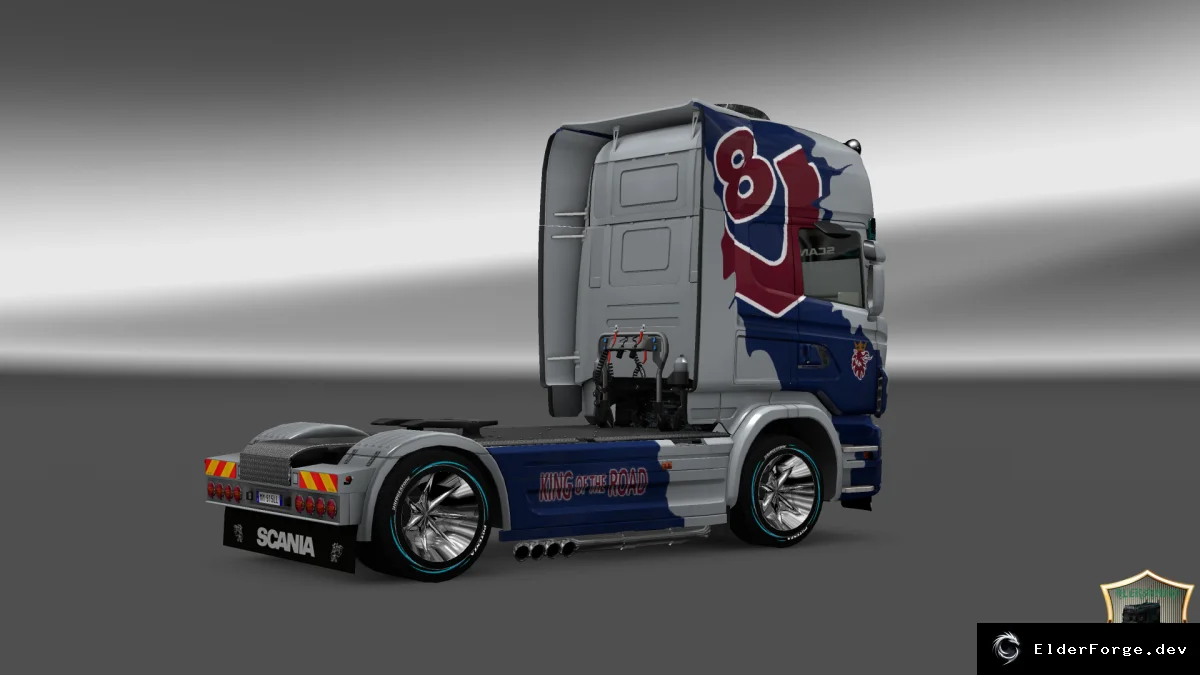 Обложка мода: Скин D. Kriegl для Scania R 2009 – Euro Truck Simulator 2
