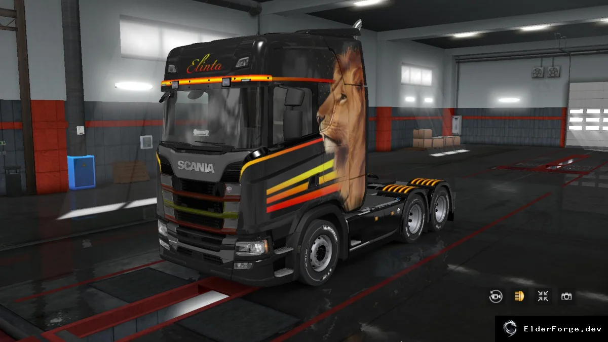 Обложка мода: Скин Elinta для Scania S 2016 NG (Highline) – ETS2