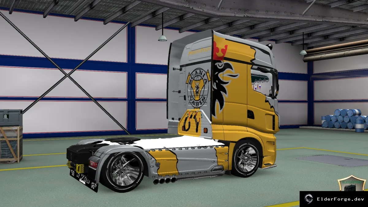 Обложка мода: Скин Heinhuis для Scania R 700 – новый внешний вид в ETS2