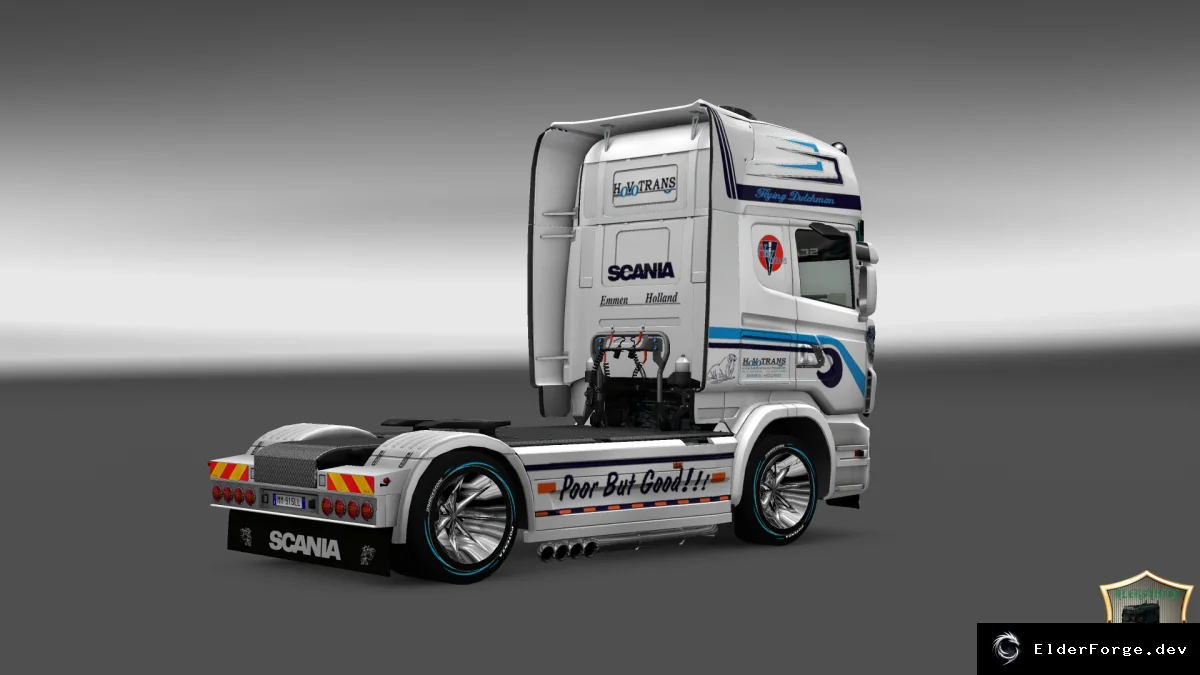 Обложка мода: Скин HovoTrans для Scania R 2009 в Euro Truck Simulator 2