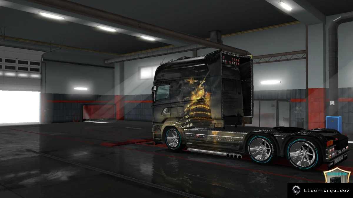 Обложка мода: Скин «Корабль v3» для Scania RS Longline – Euro Truck Simulator 2