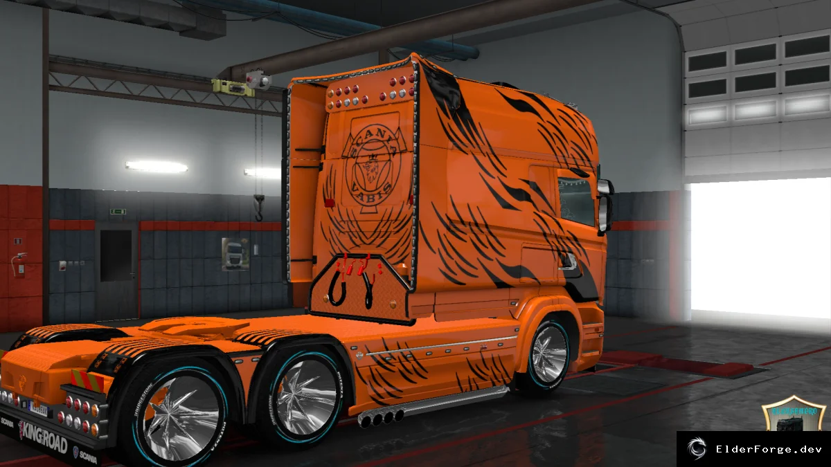 Обложка мода: Скин Lirod для Scania RS Longline – мод для Euro Truck Simulator 2